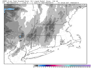How much snow can we expect?