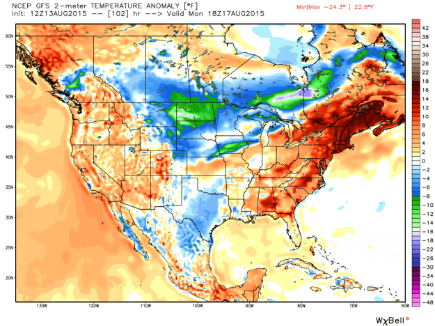 850 temps are a big help in determining high temperatures at the surface. 850 temps are approximately 5000K feet above the ground. 5000K feet high but still a big help in determining surface temps. When forecasting we sometimes start there and then factor in things like wind direction, cloud cover among other things.